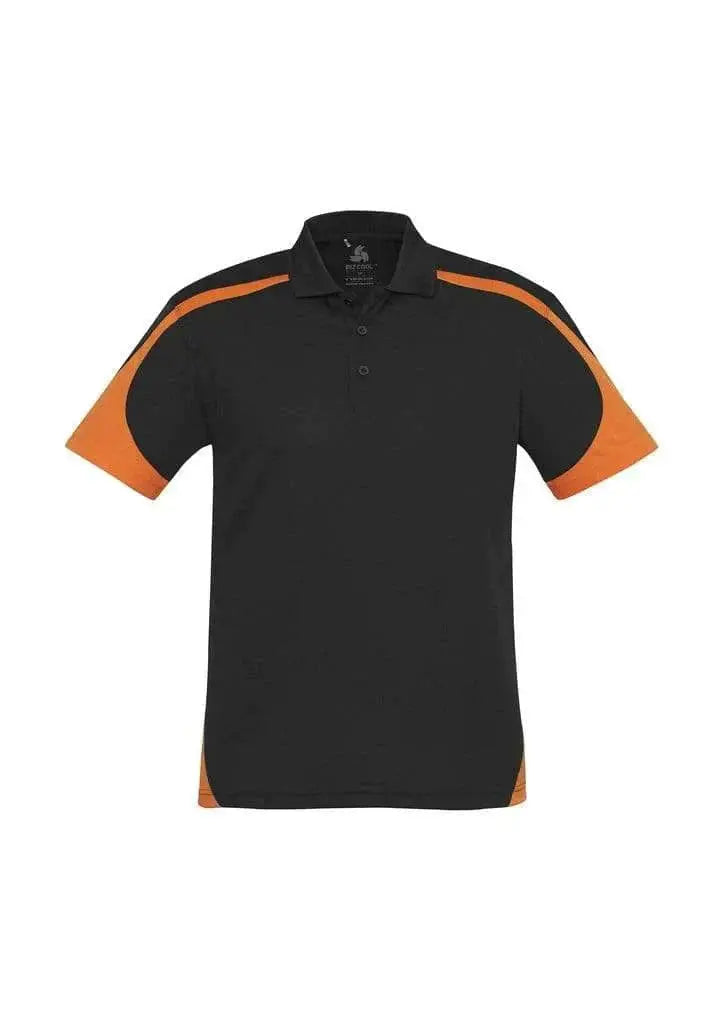 Biz Collection Casual Wear S / Black/Orange Biz Collection Talon Mens Polo P401MS